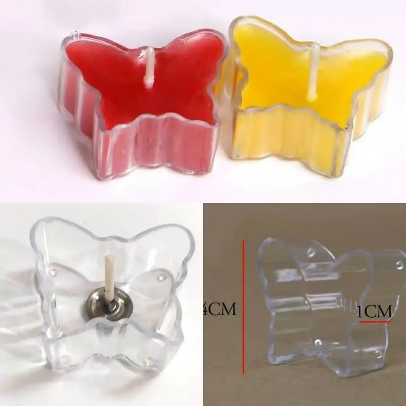 کاپ کریستالی پروانه ۵۰ عددی با فتیله
