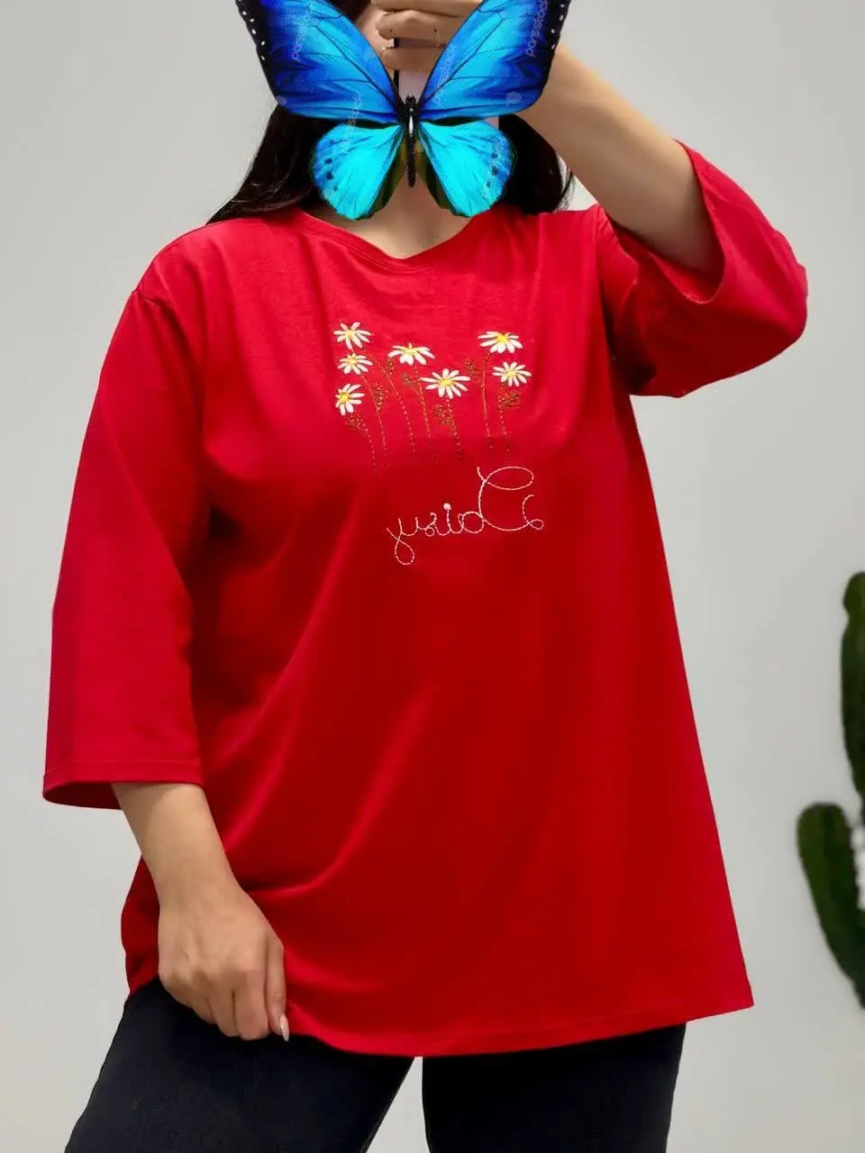 نام: لانگ آستین سه ربع گلدوزی
