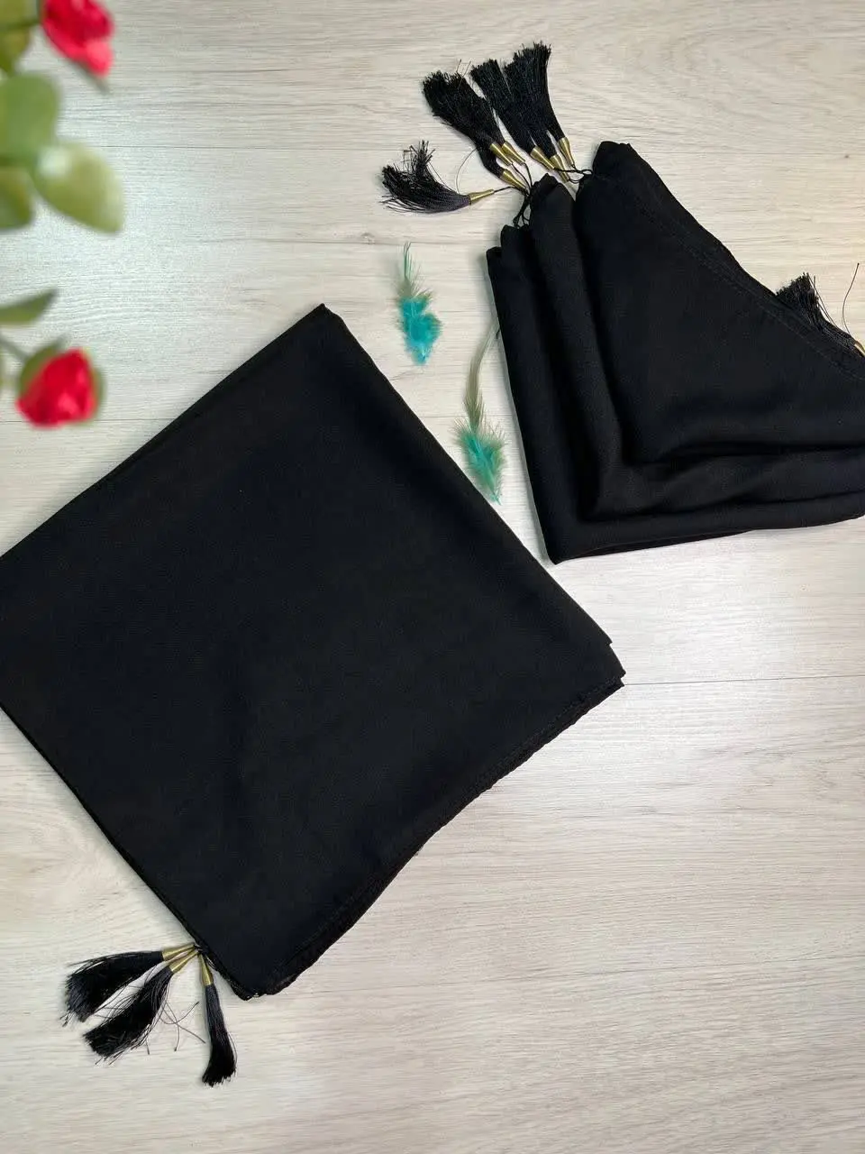 روسری کرپ نخ (حریر نخ) 
