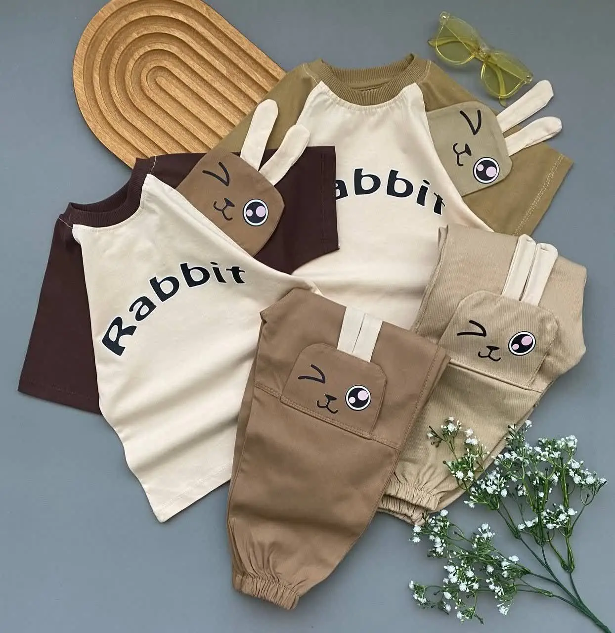 💞 ست بلوز شلوار خرگوش ناقلا اسپرت 💞
