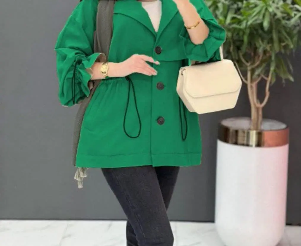 👗نام: مانتو سه دکمه 
