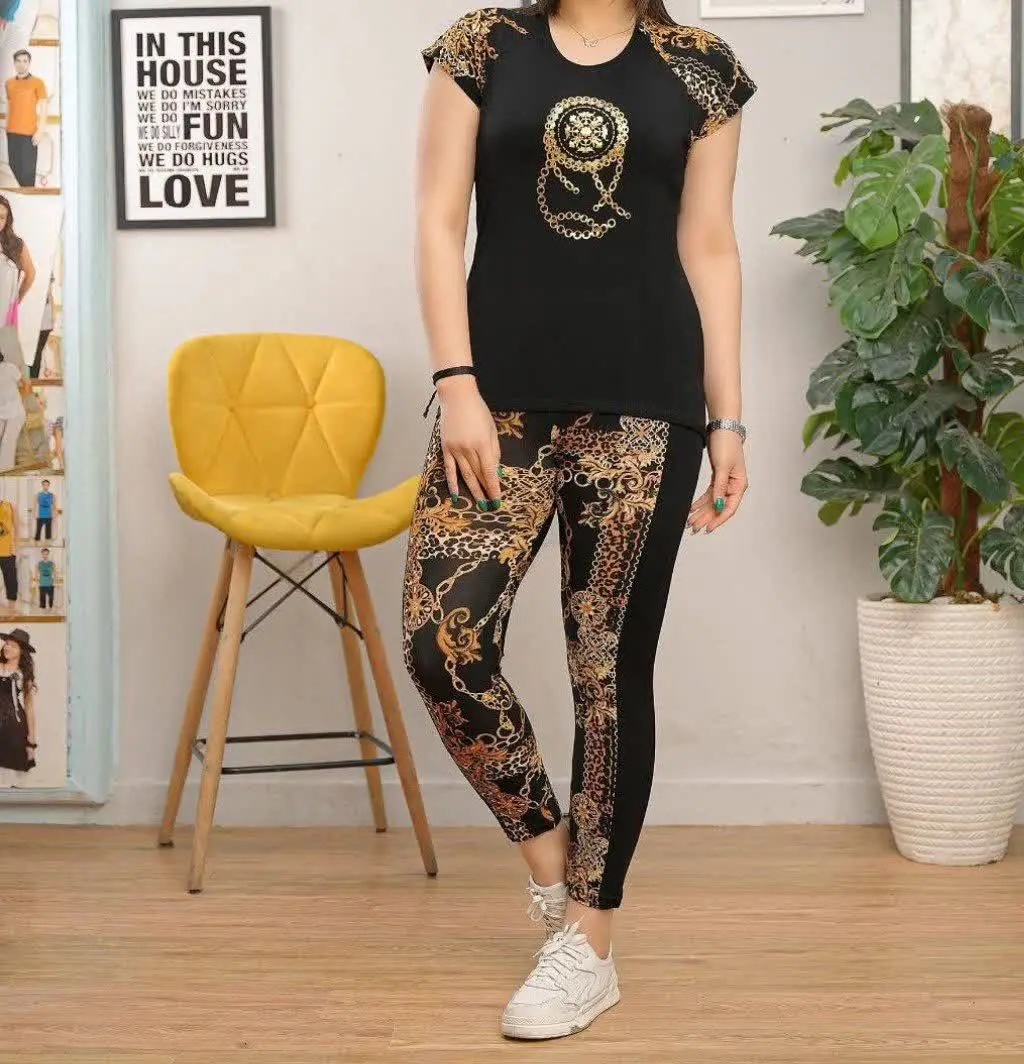 👚نام: #تیشرت_شلوار زنجیری
