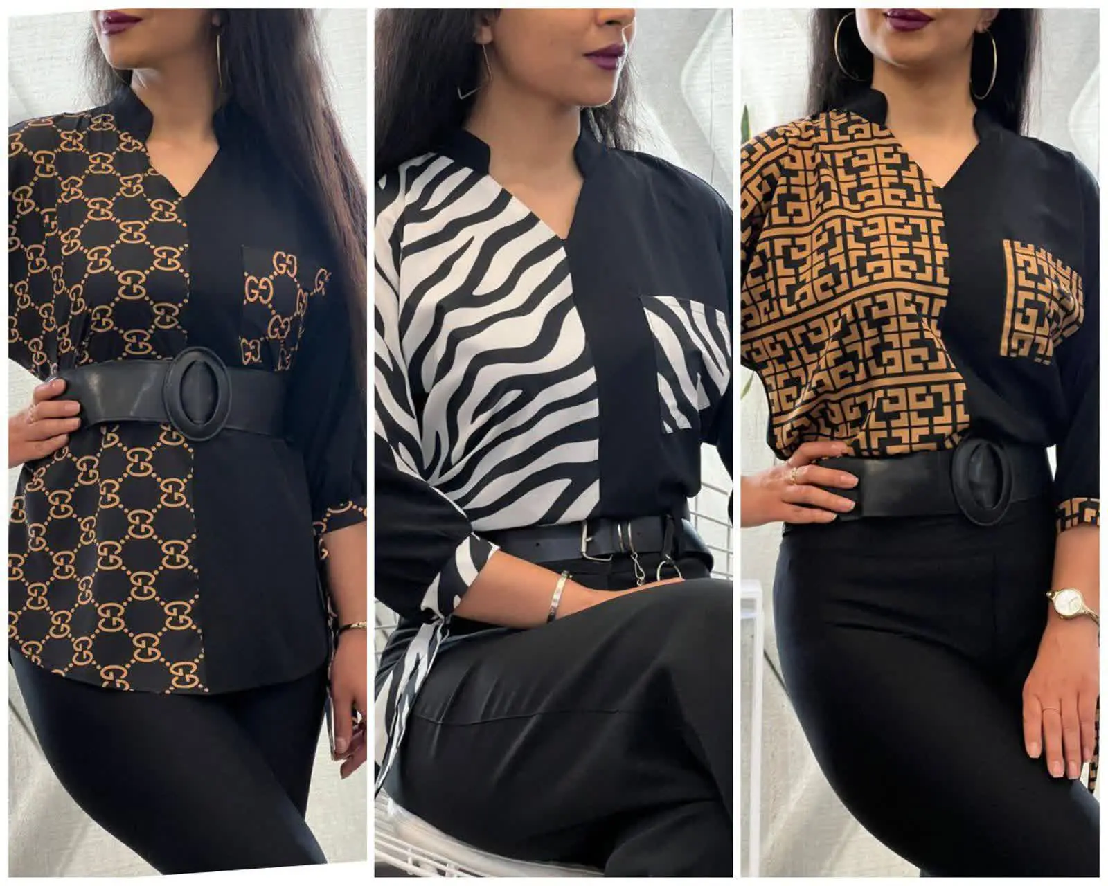 ❤️نام: شومیز مجلسی جرجینا
