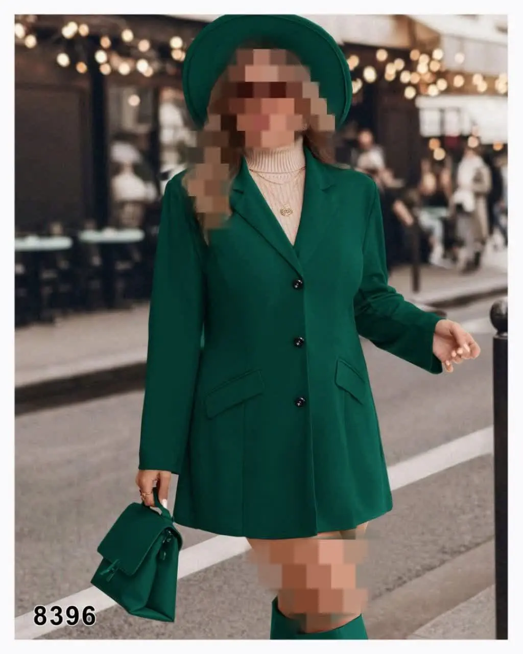 کت مجلسی سه دکمه جیب نما
