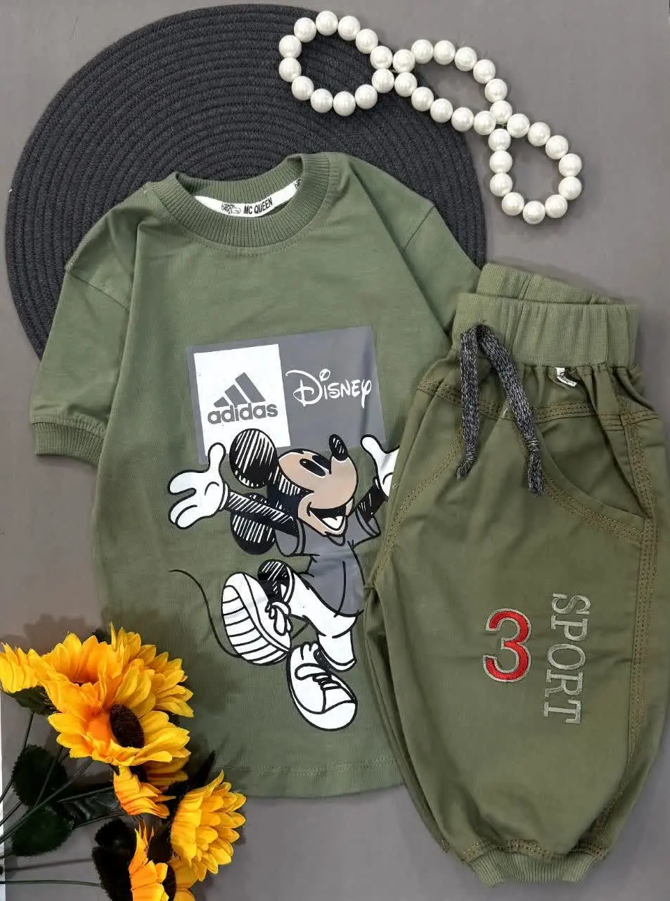 تیشرت شلوارک سایز۵۰ (رنگ پا...