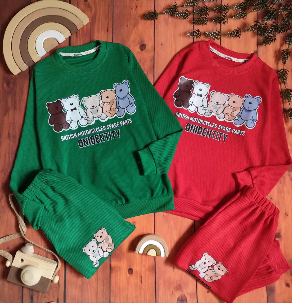 😍ست بلوز و شلوار خرس ها، جن...