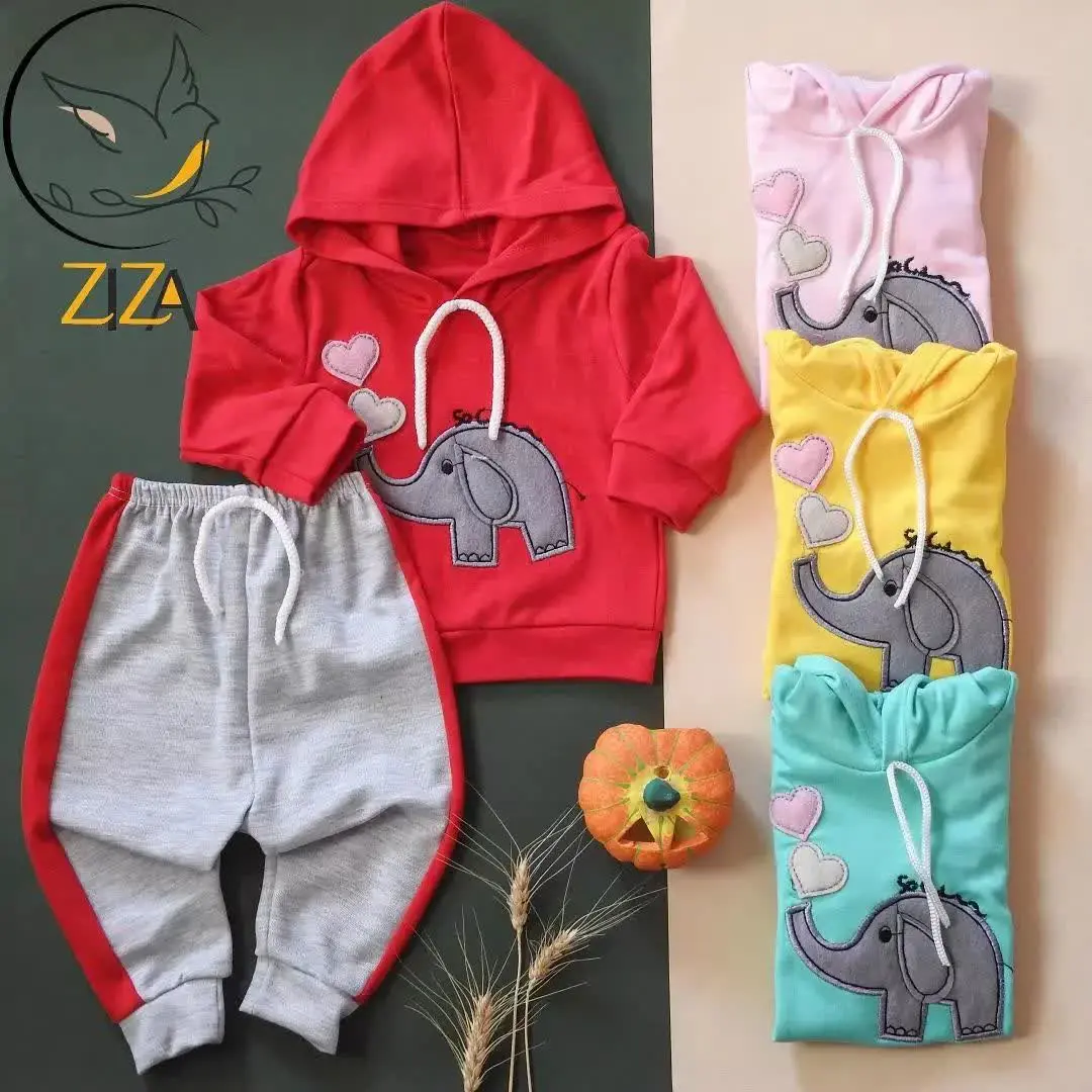 هودی شلوار طرح فیل
