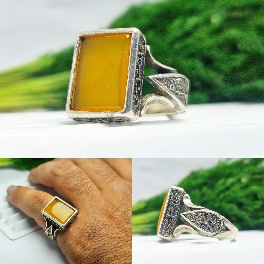 💎انگشتر عقیق شرف الشمس اصل