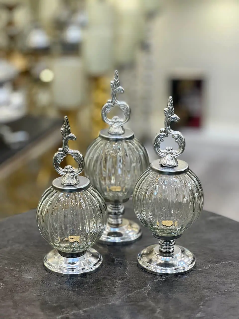 اکسسوری گوی دربدار نقره ای...