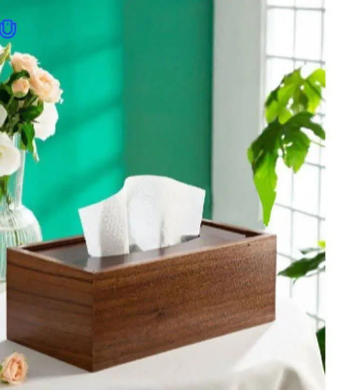 جعبه دستمال چوبی
