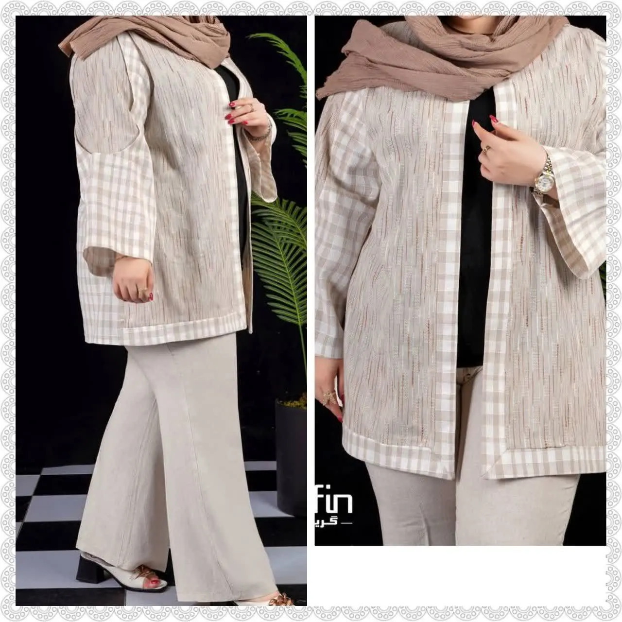 👗نام مدل: کت آستین اشکی
