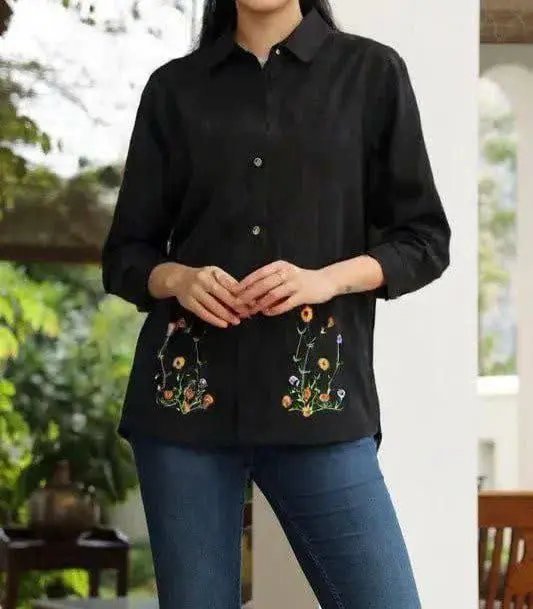 💞شومیز گلدوزی شده مدل رها💞