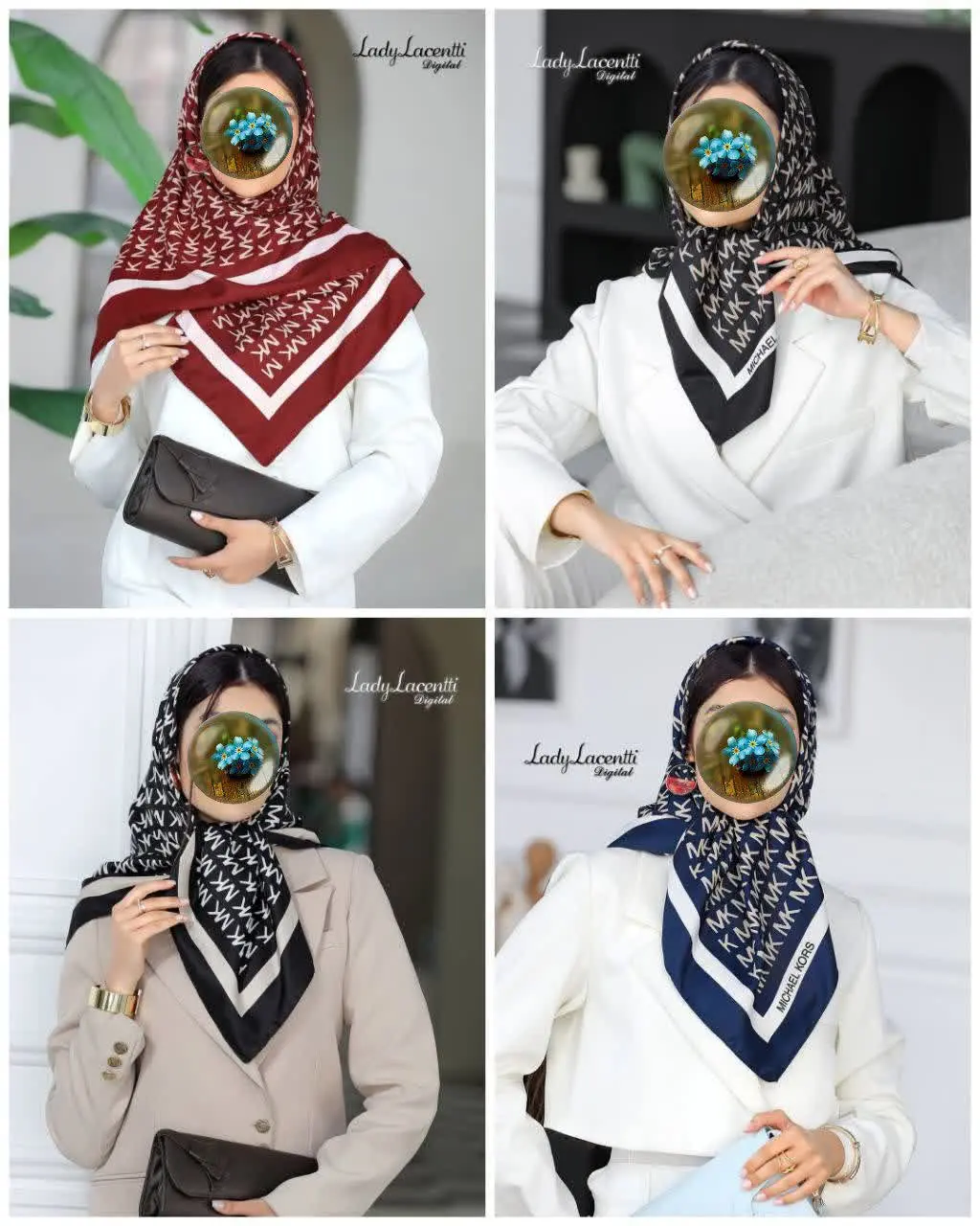 🐝روسری ابریشم توییل