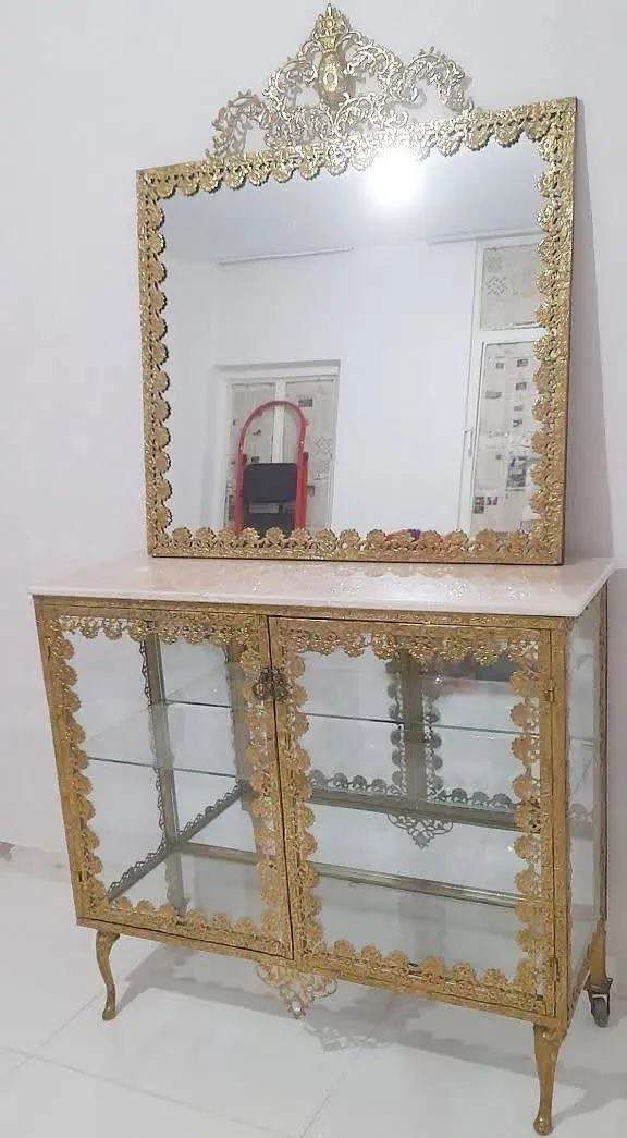 اینه کنسول برنجی