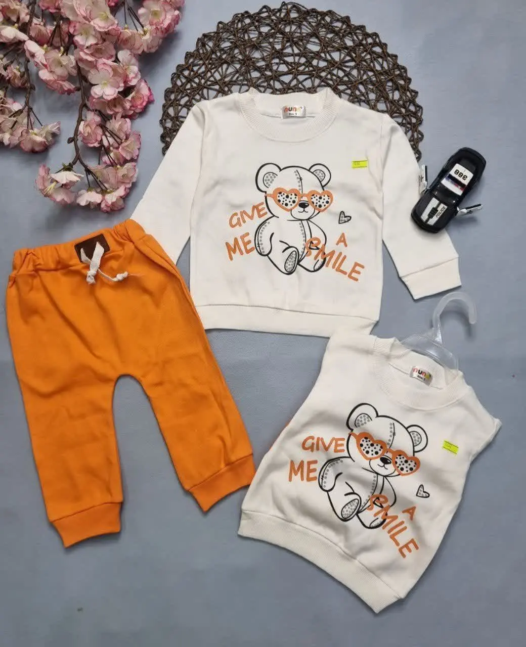 👕بلوز شلوارآویزی نوزادی👶