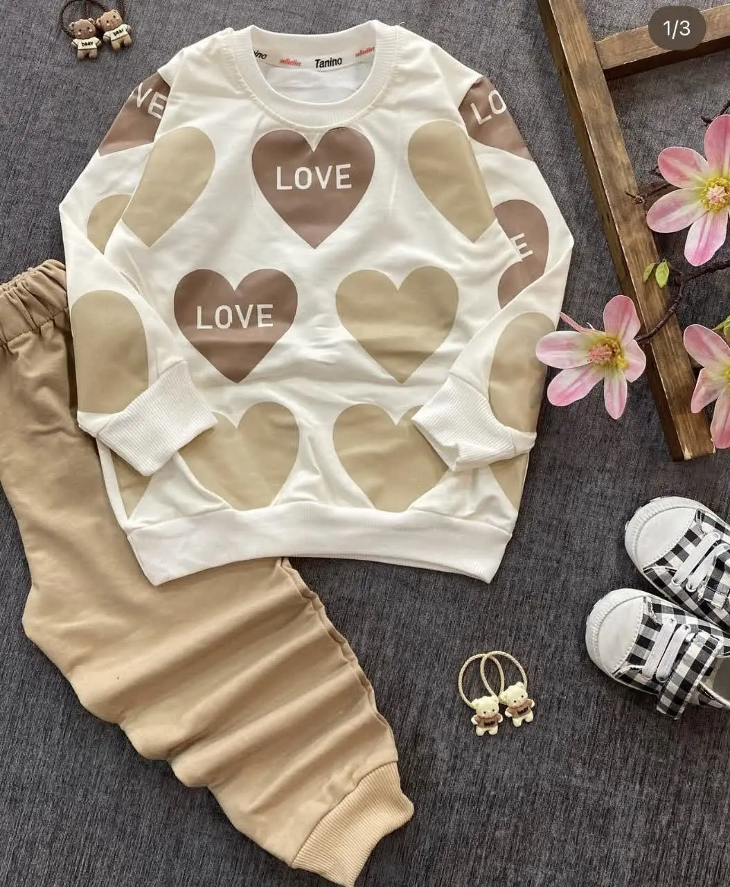 بلوز و شلوار قلب🤎
