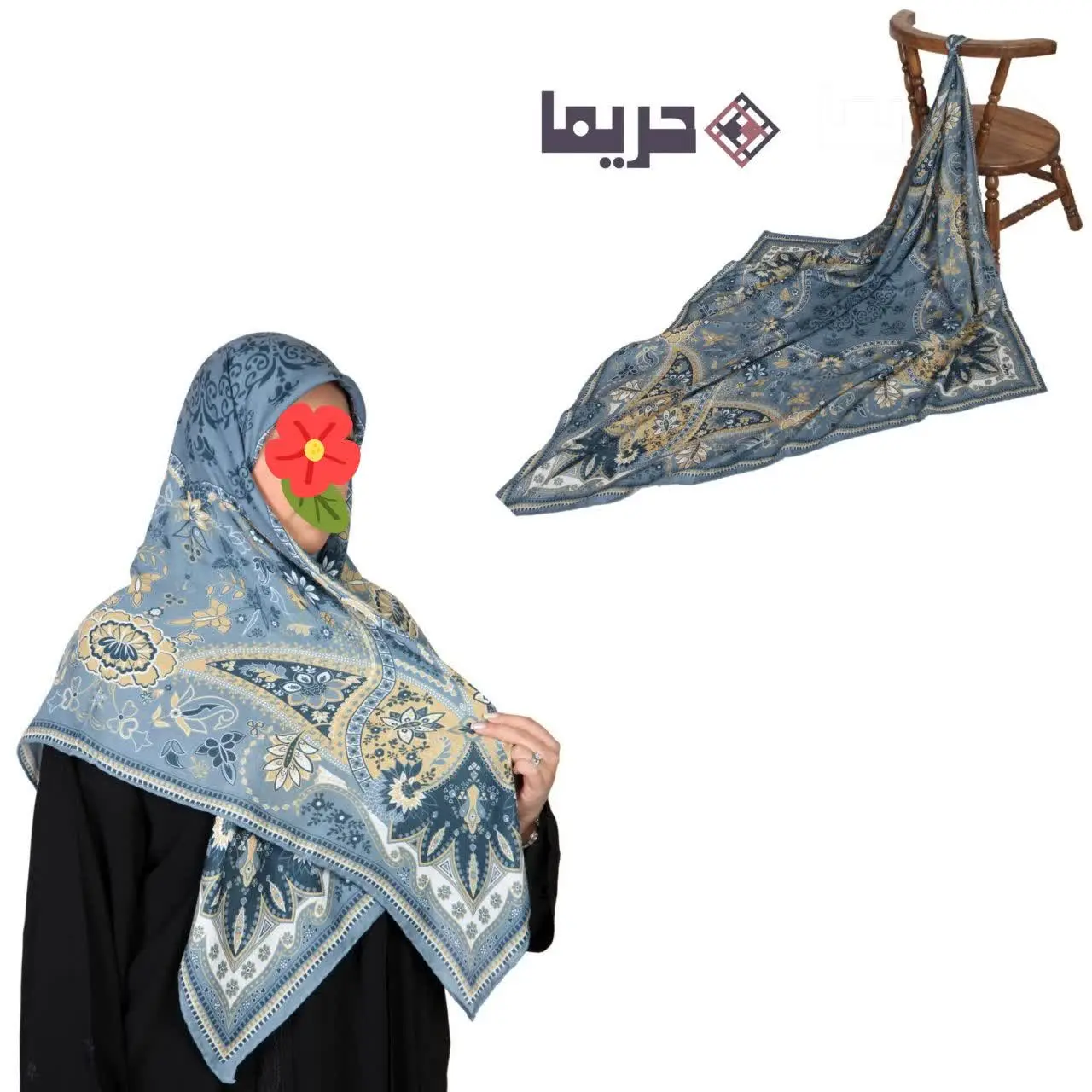 ❤️ روسری نخ ابریشم مجلسی
