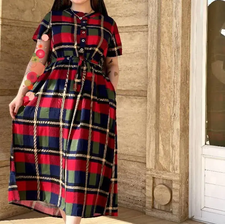 پیراهن چهارخونه راحتی
