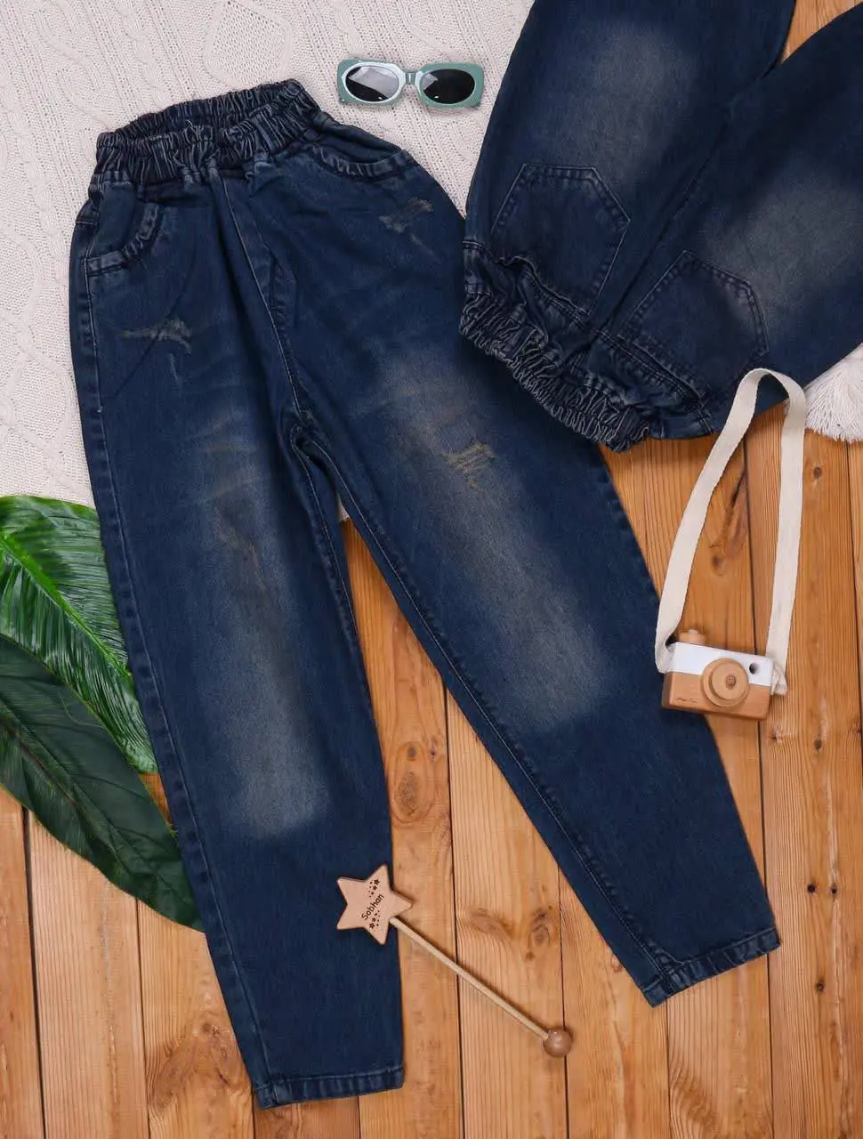 🎄 شلوار لی مام فیت گازوئیلی...