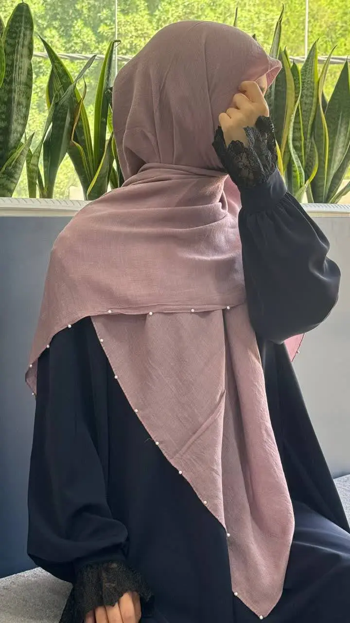 روسری اسلپ مرواریدی💙