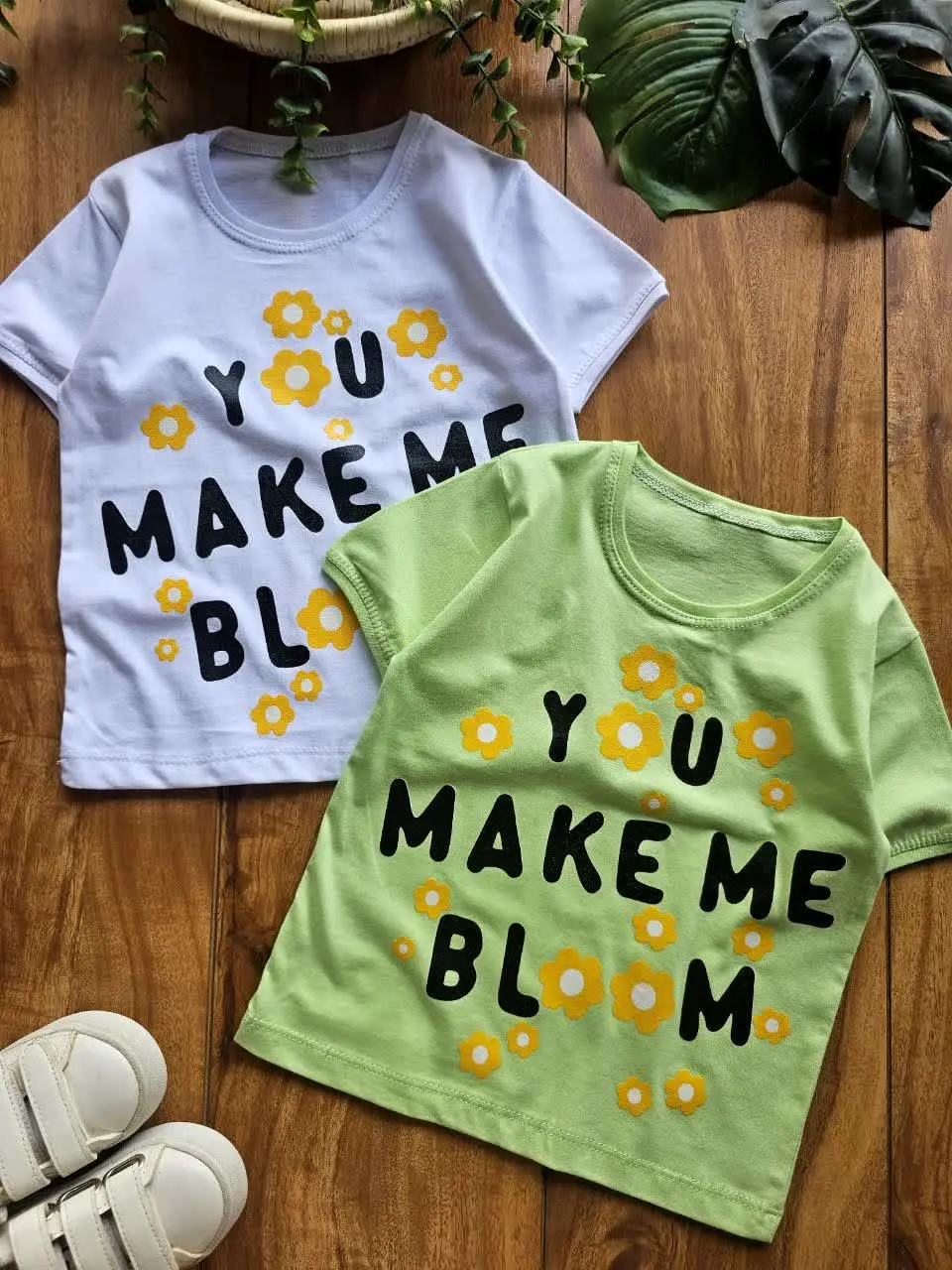 تیشرت دخترانه شکوفه رنگی
