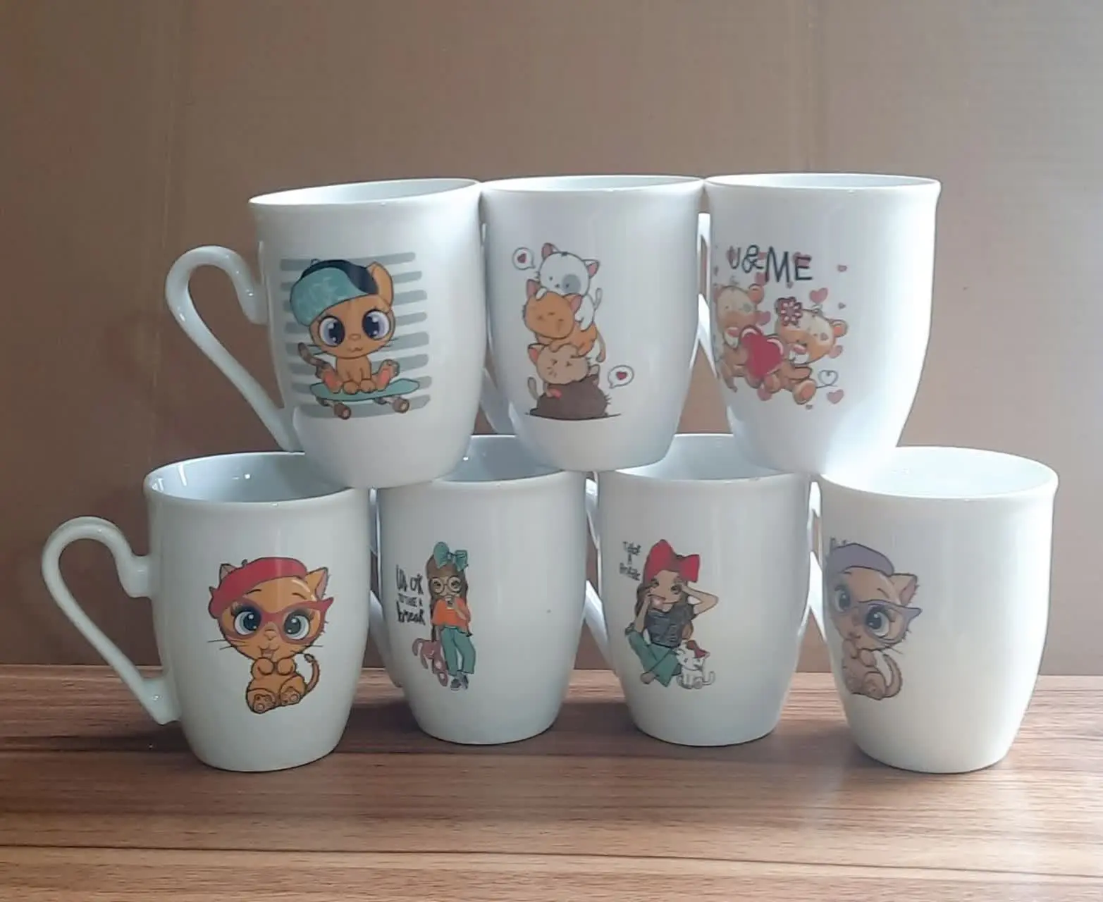 لیوان و نیم لیوان چاپی چینی شارژ شد 
