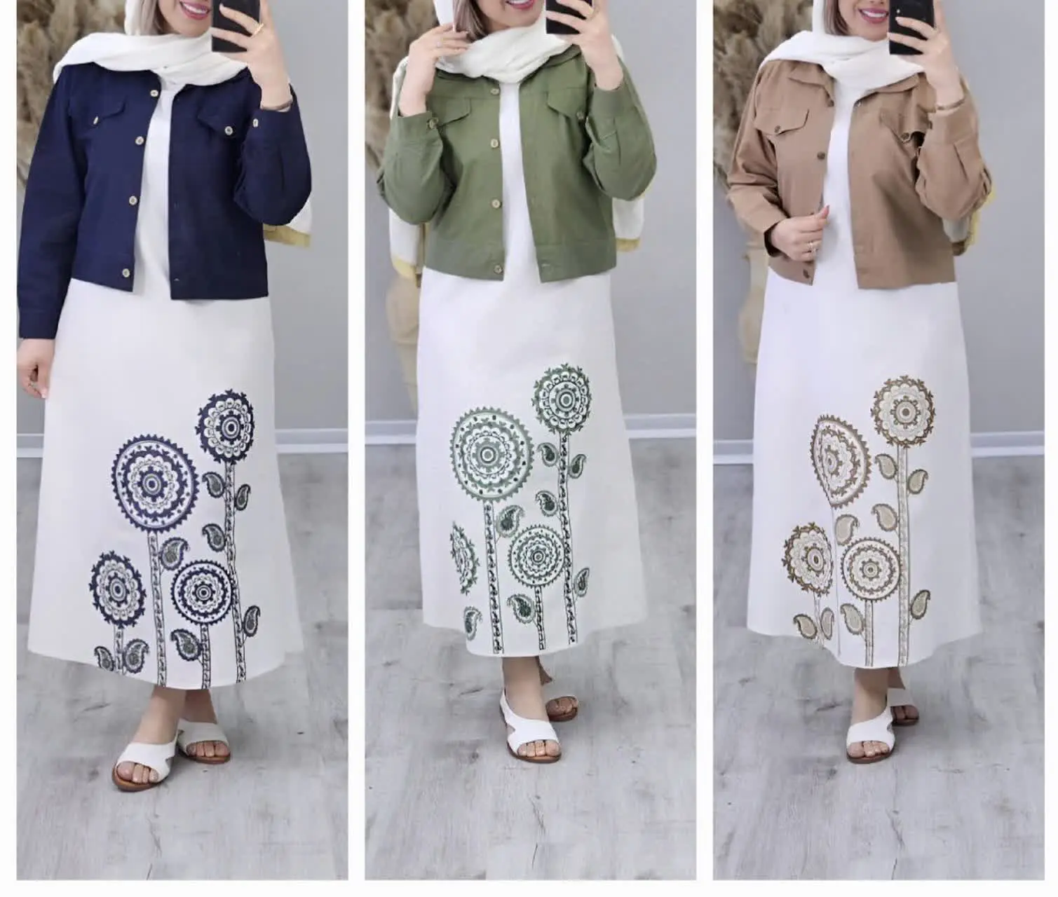 🛍نام: ست کت سارافون قاصدک🍃
