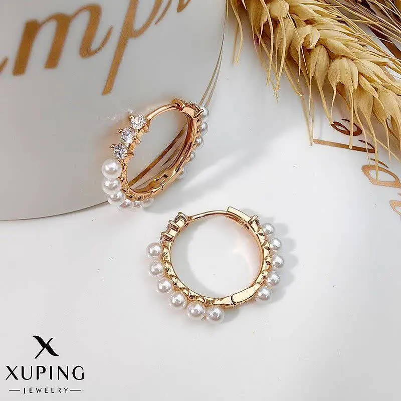 💎 گوشواره حلقه ای مرواریدی...