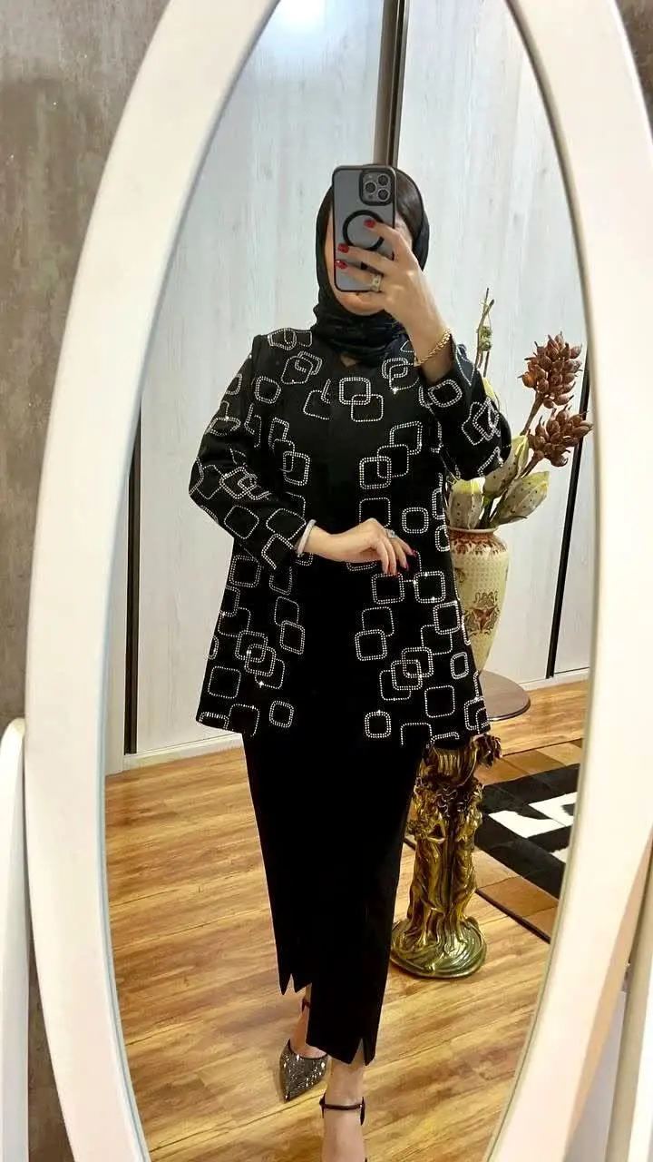 👚نام: مانتو کتی مجلسی مربعی...