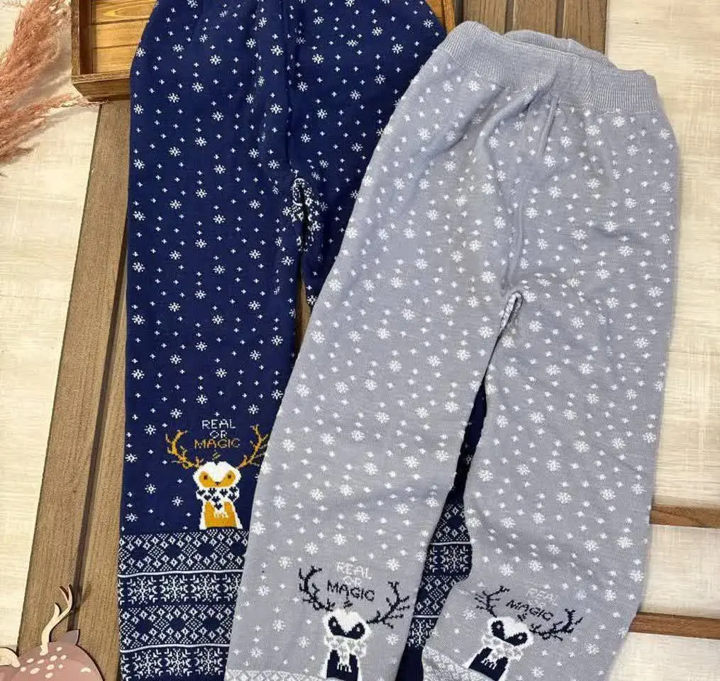 شلوار بافت دونه برفی