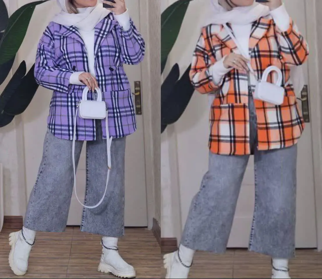 💞پالتو چهارخونه شیک یلدا💞
