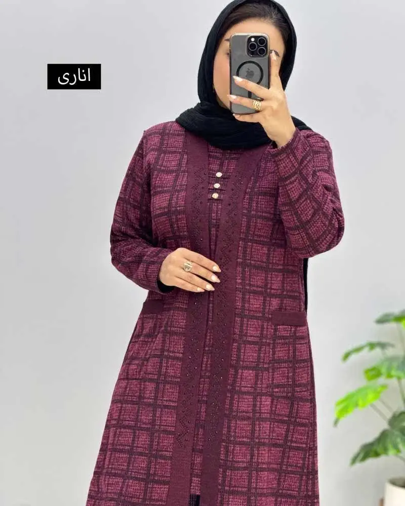 ✨نحوه بسته شدن یقه وآستین:...