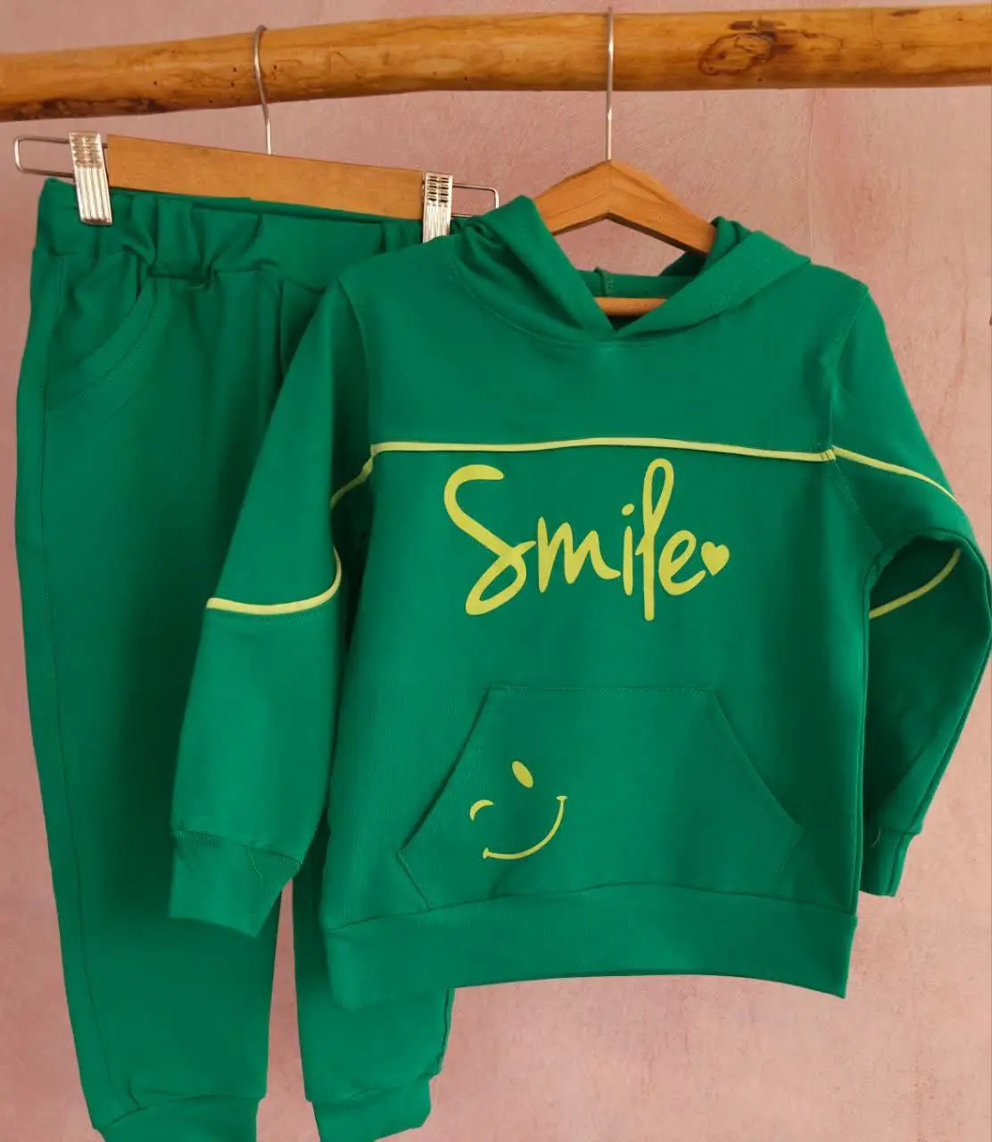 🔮هودی شلوار اسپرت طرح smile🔮