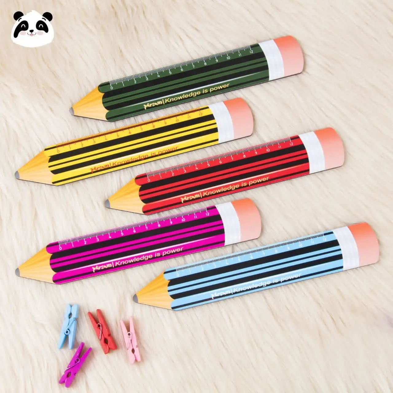 خط کش چوبی فانتزی
