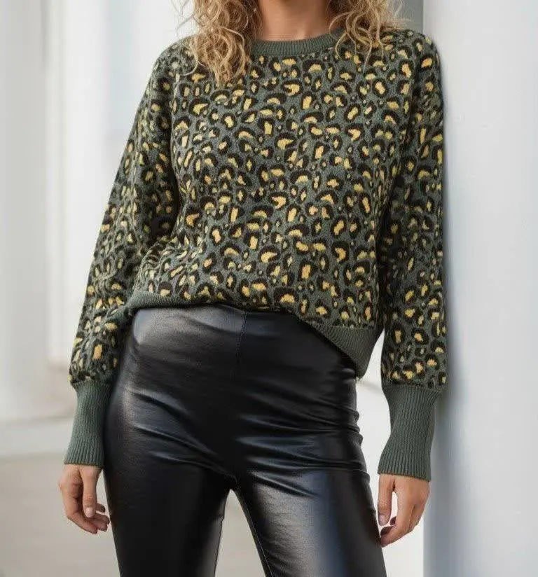 🍁 نام: بلوز پلنگی ریز