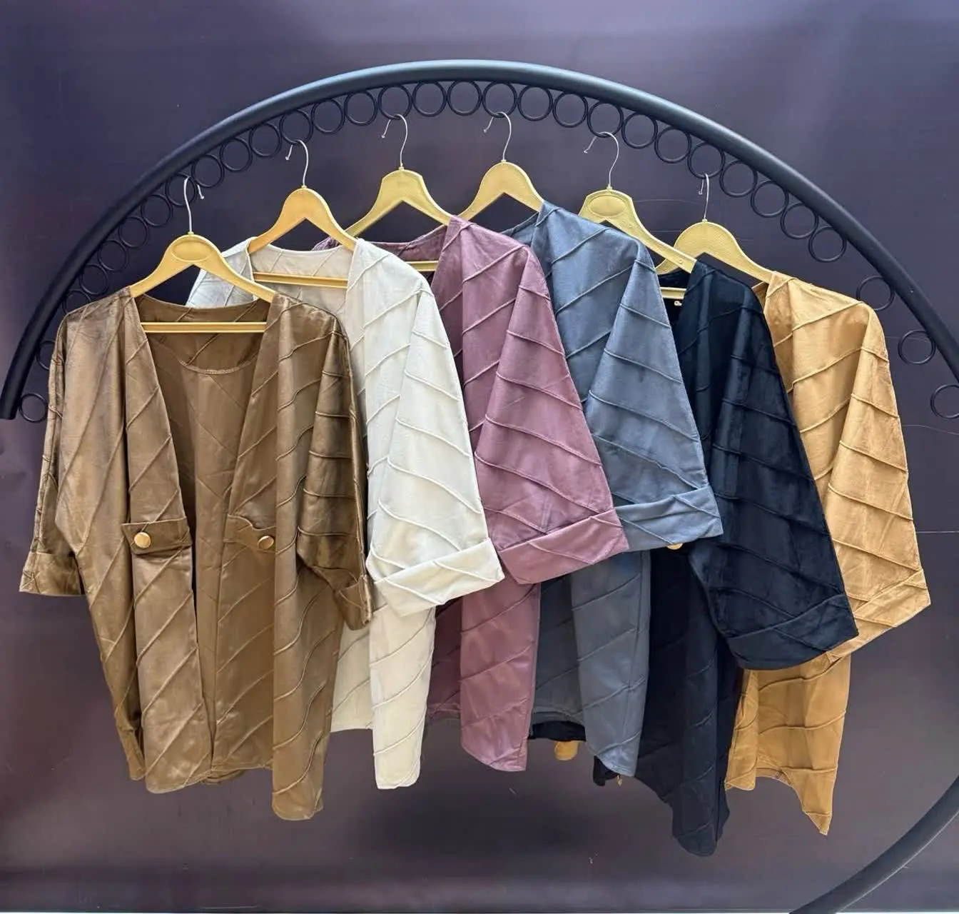 مانتو مغزی دوزی مخمل