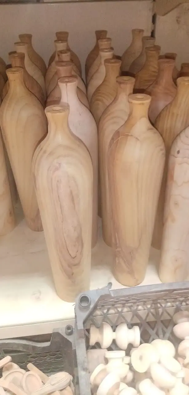 گلدانهای چوب راش
