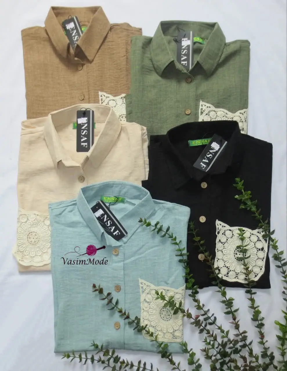 شومیز جیب گیپور با کلاس وشک...