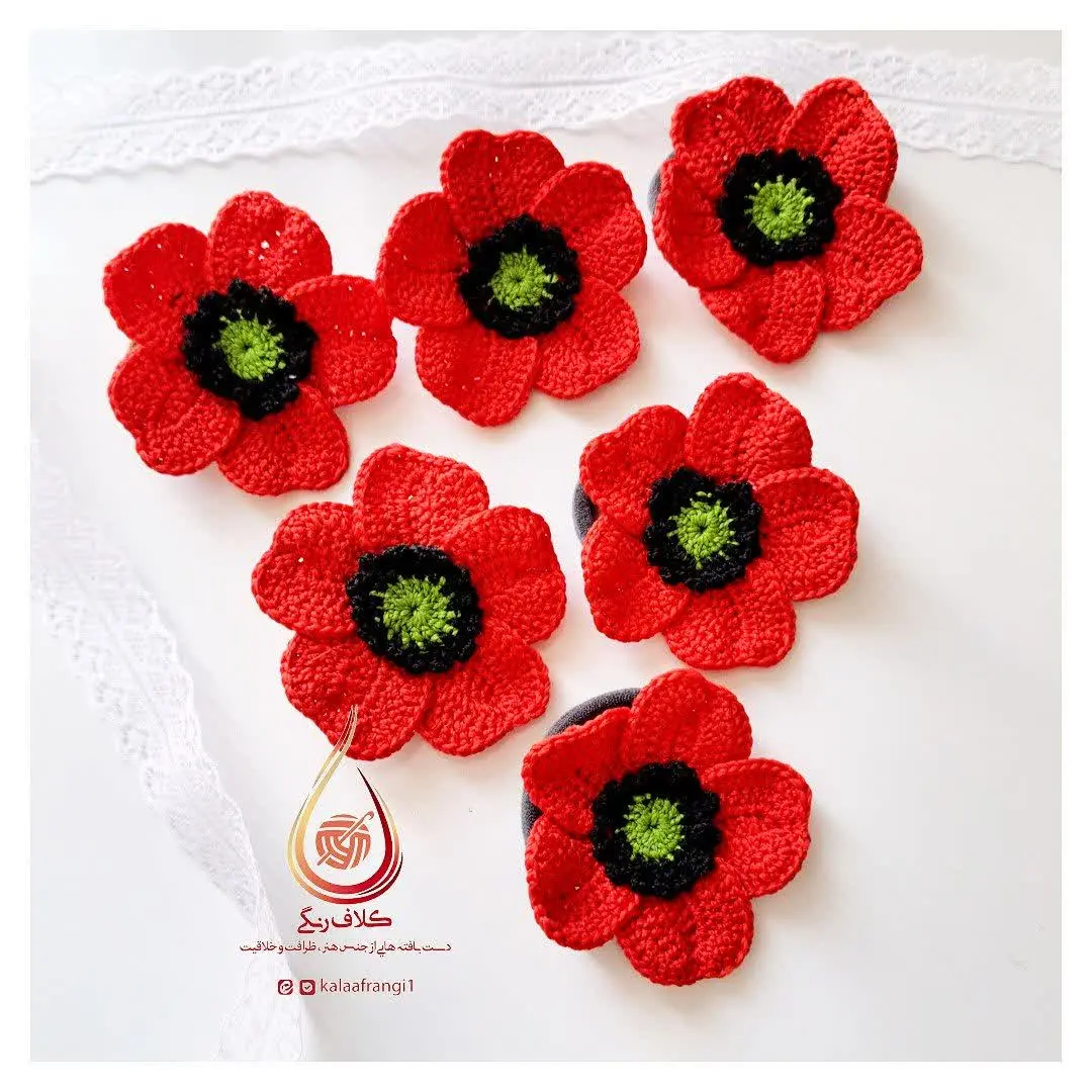 🔸کش مو گل شقایق
