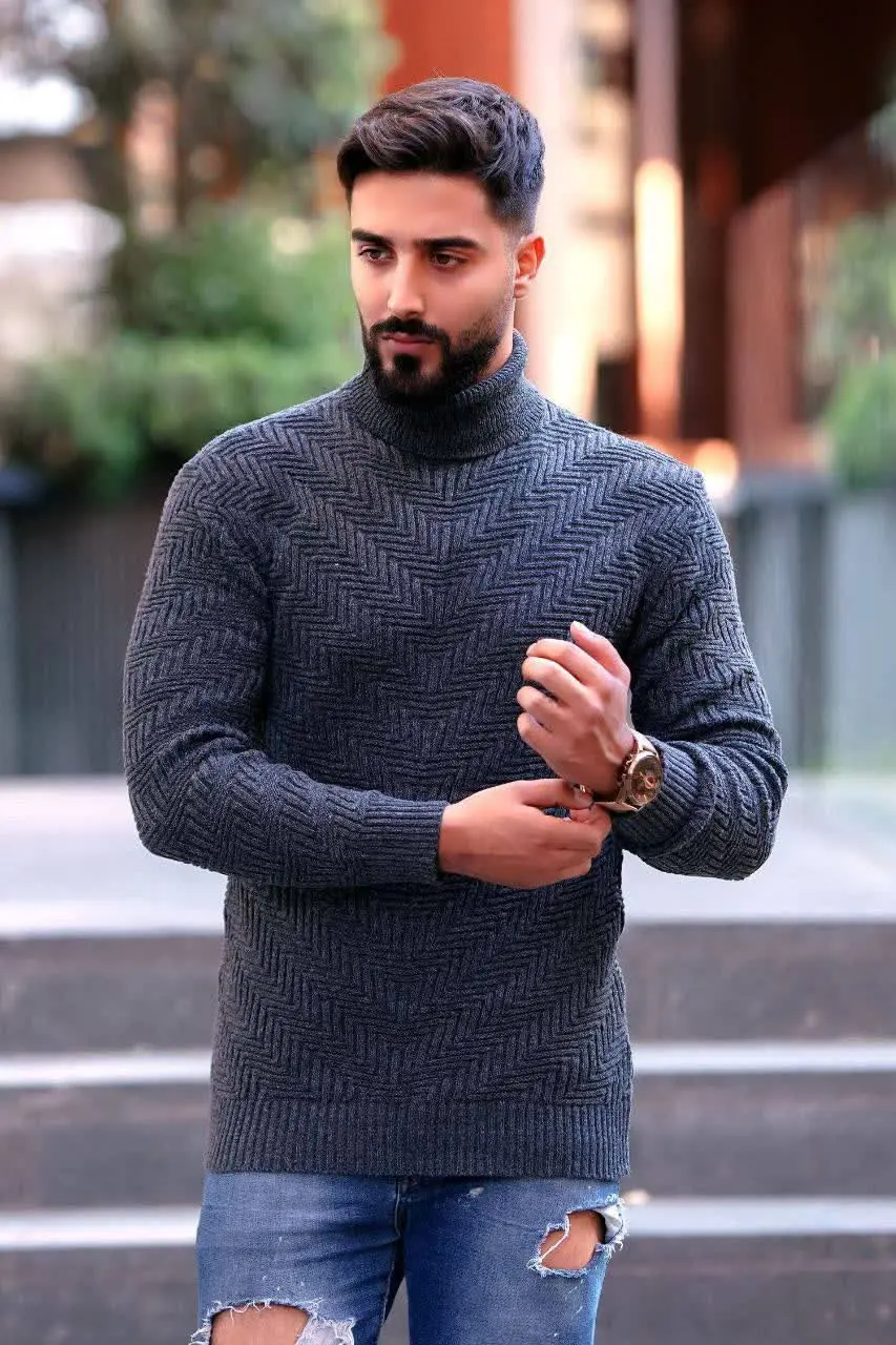 🍃 #بافت یقه اسکی خاص و شیک🍃
