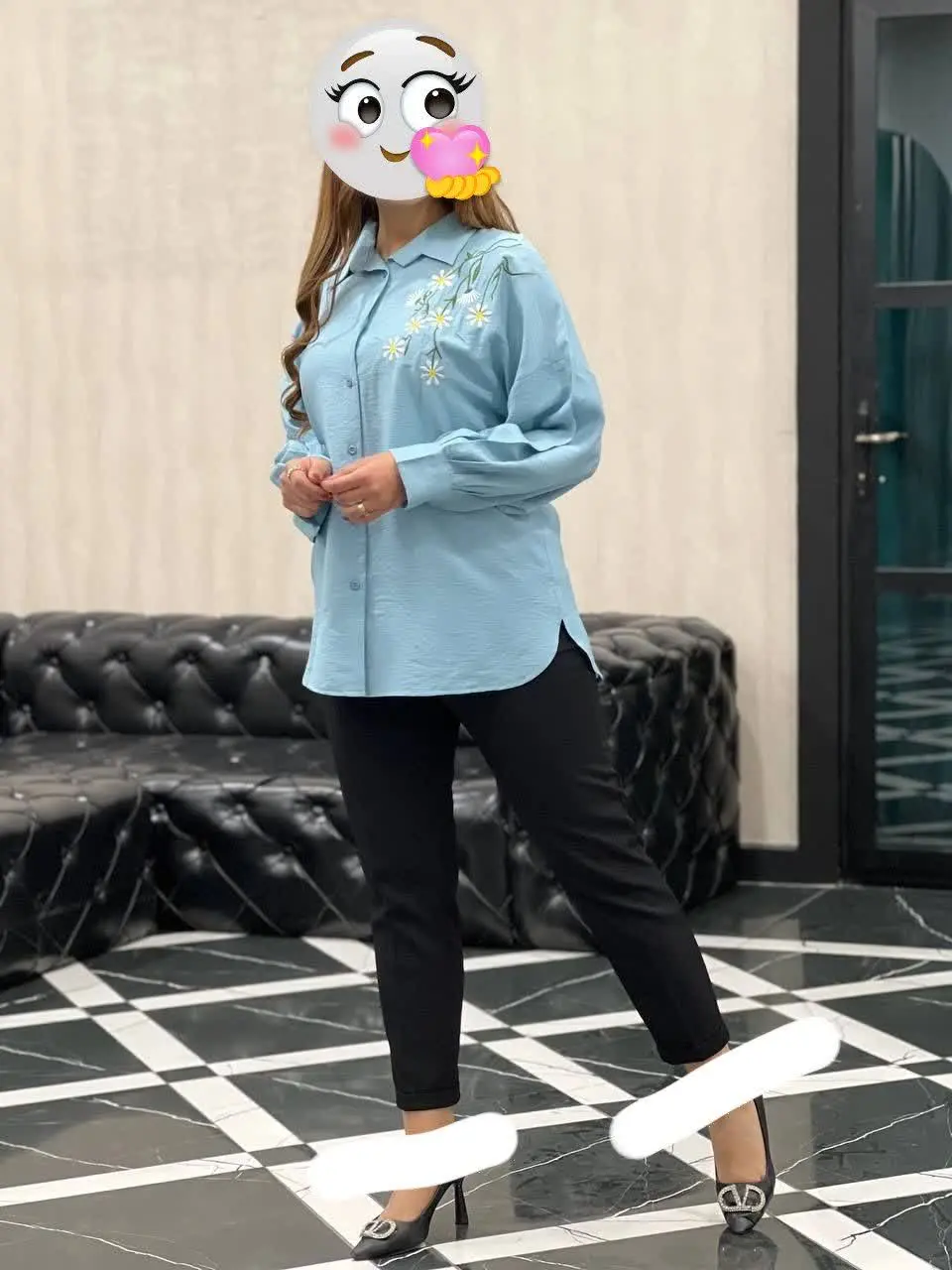 نام: شومیز مانتویی گلدوزی ش...