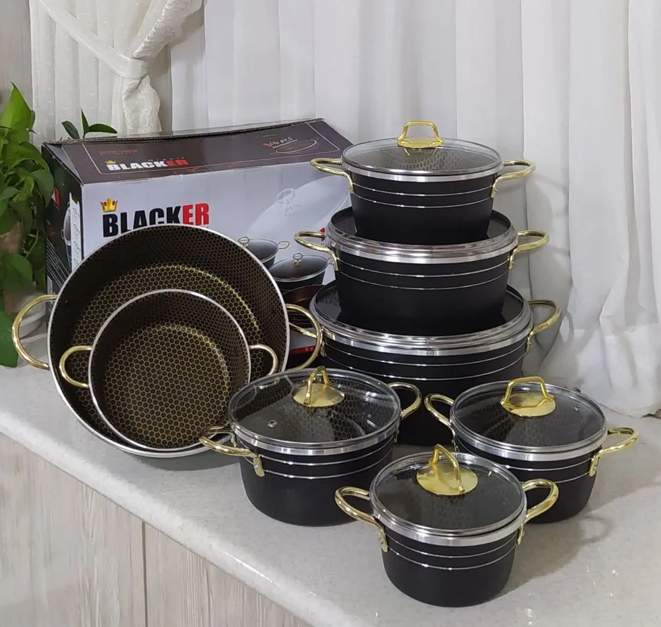 سرویس ۱۴ پارچه گرانیتی زنبوری
