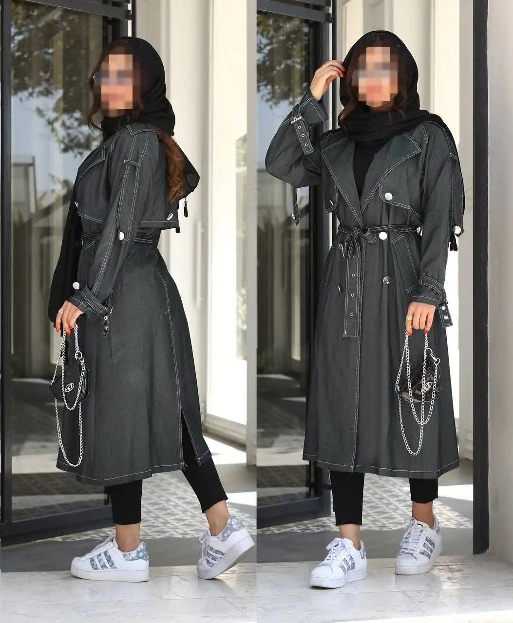 🍁نام: مانتو بلند مدل شیرین
