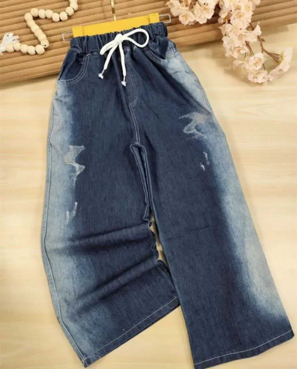 شلوار بگ دو رنگ