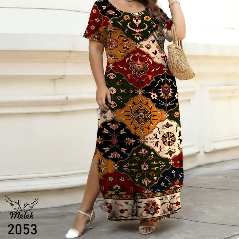 🔸 پیراهن ساحلی مجلسی یقه گر...