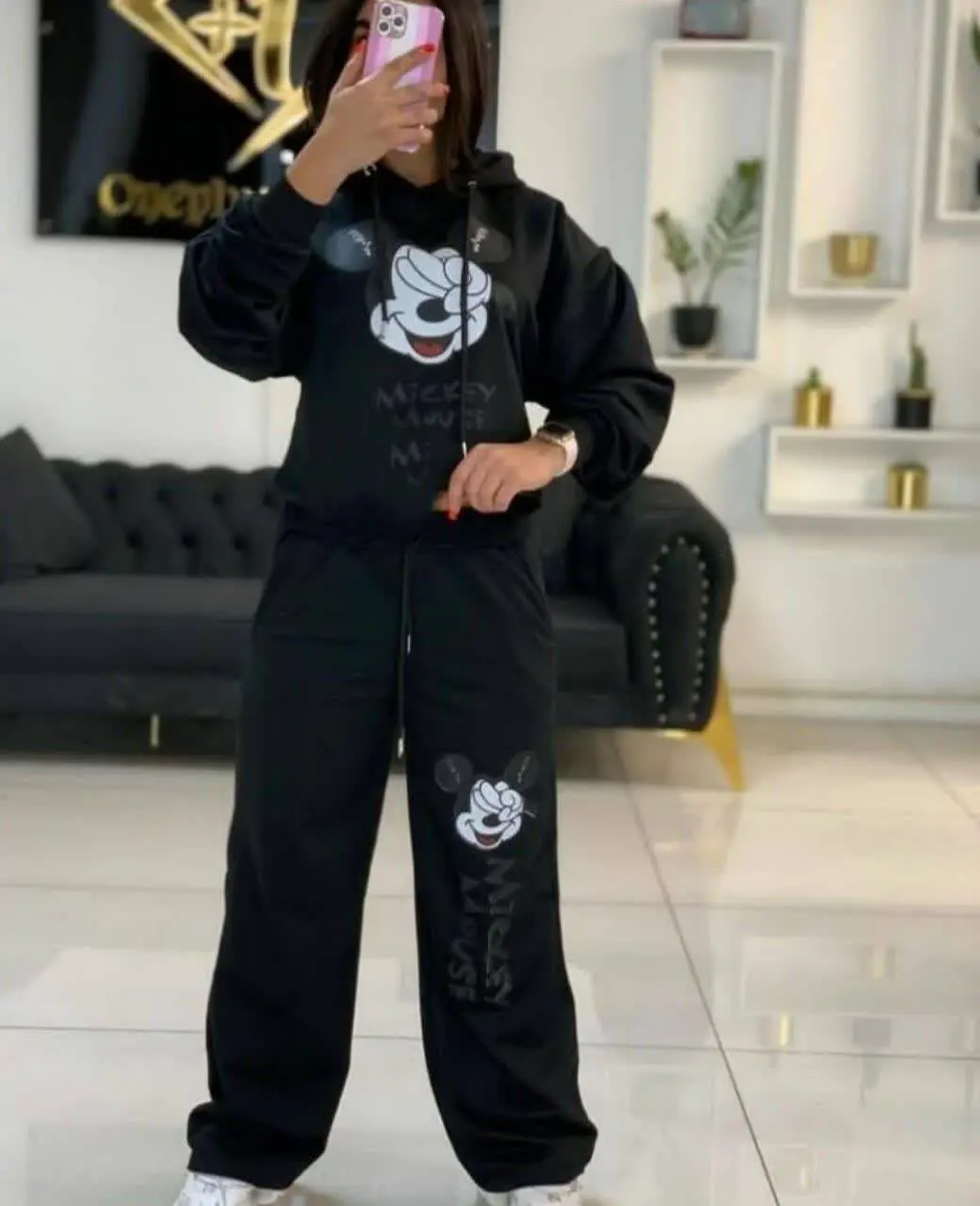 ❤️نام: بلوز و شلوار دمپا میکی موس ۱۶
