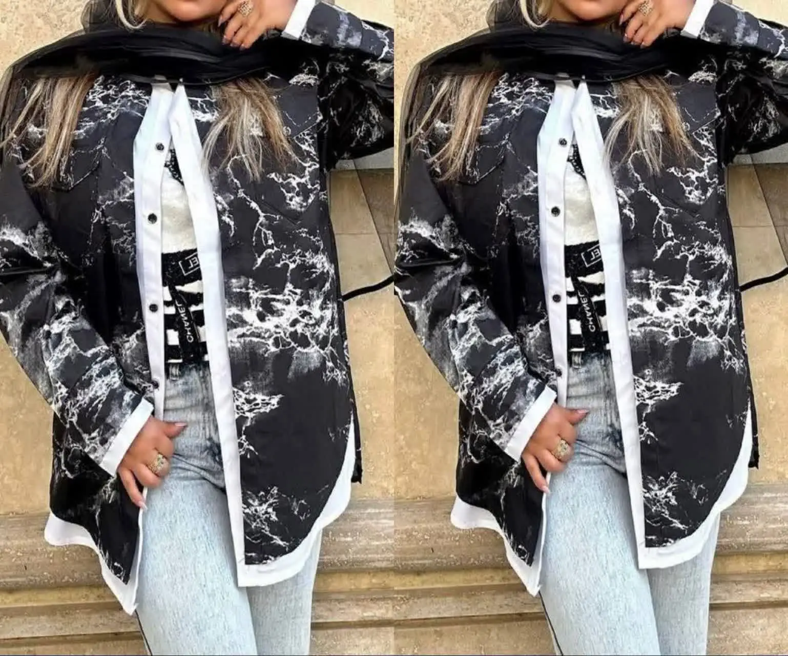 ❣نام: شومیز دو تیکه فریده (متصل) 
