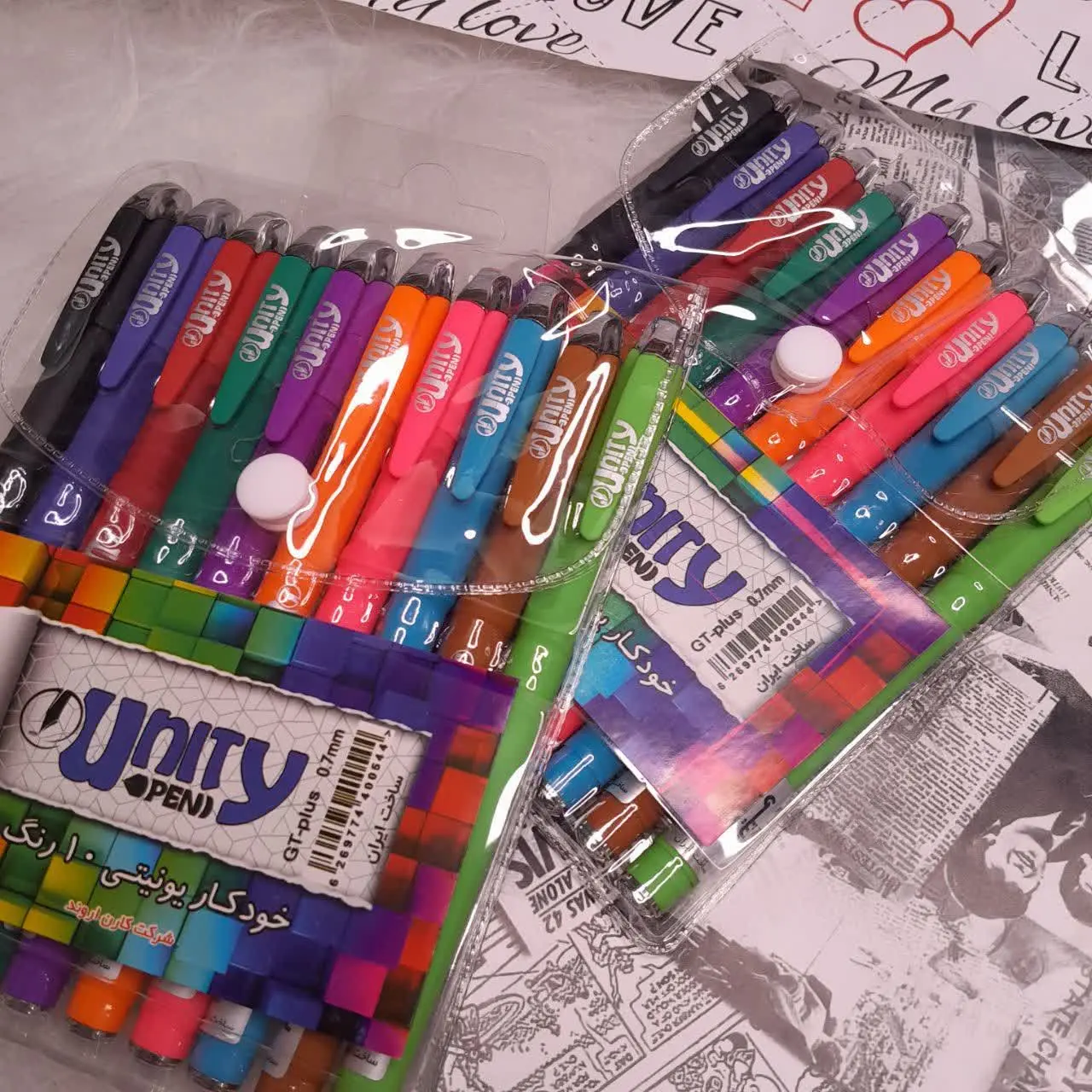 🎗#عنوان: خودکار ده رنگ یونیتی #خارجی 
