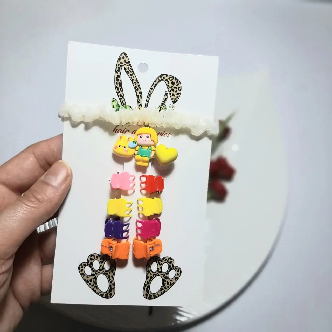 🦋پک اقتصادی کلیپس و کش مو بچگانه
