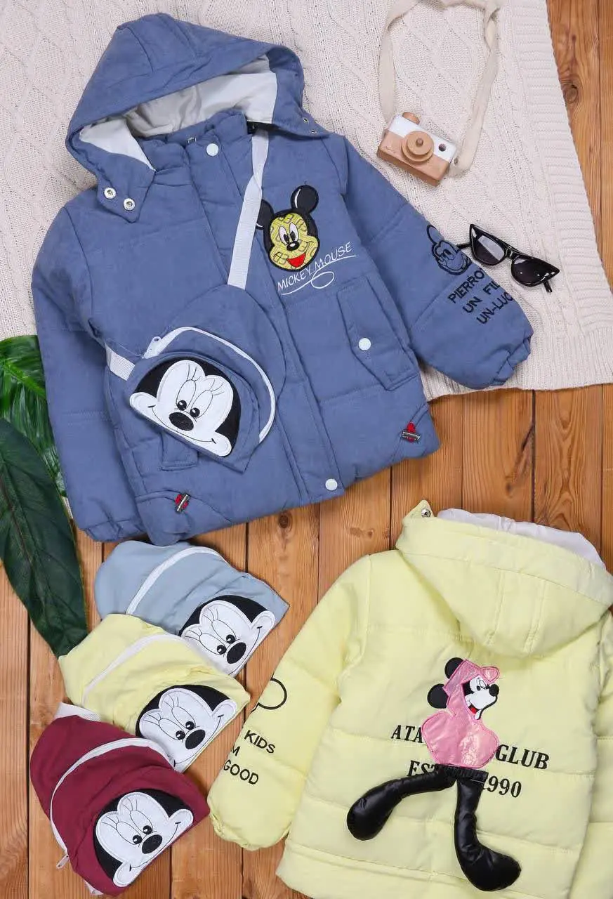 🎄کاپشن داخل خز بادی بگ میکی...